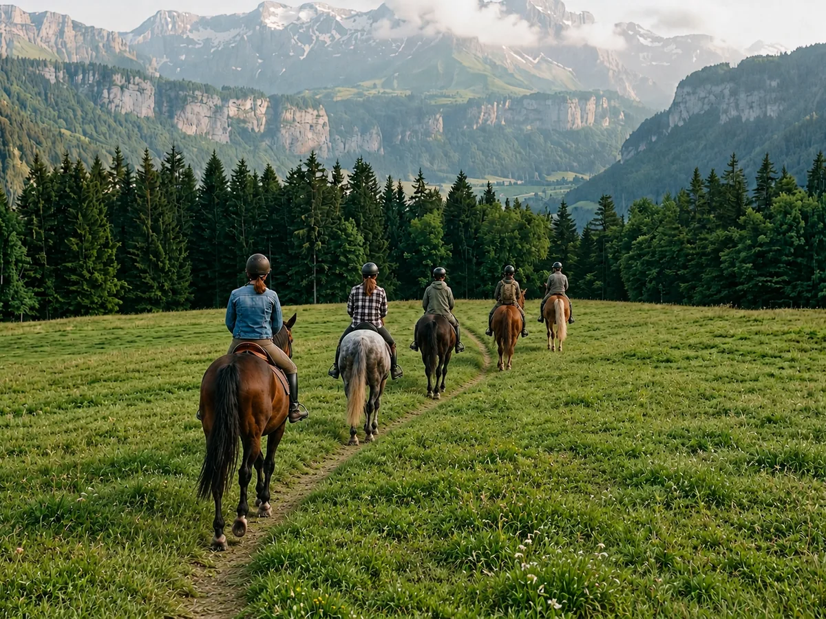 Balade à cheval en Isère, autour de Saint-Paul-lès-Monestier