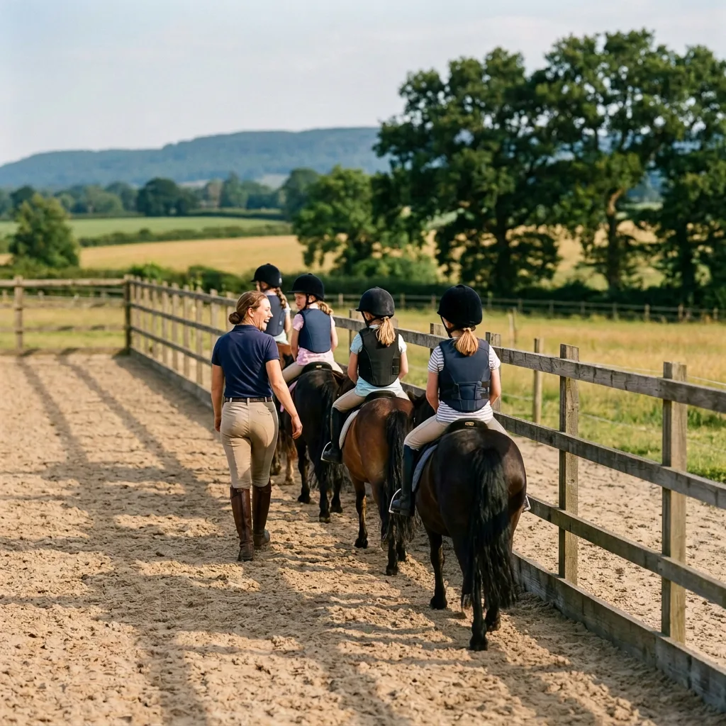 Cours de poney à Saint-Paul-lès-Monestier, Isère